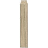 Ormarić za uzglavlje s LED svjetlima boja hrasta 140x17x102 cm | shoptok.hr