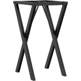 Furnova Noge za jedilno mizo X-okvir 40x40x73 cm lito železo, (21946519) | Shoptok.si