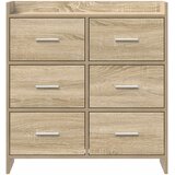  Kreveta Hrast sonoma 75 x 33 x 80 cm Konstruirano drvo | shoptok.hr