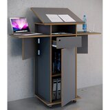 MID.YOU Stoječi Pult Salia L, Antracit, Barva Hrasta | Shoptok.si