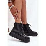 VINCEZA Leather Insulated Women's Boots on Platform | shoptok.hr