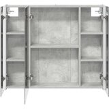  Kopalni&amp;scaron;ka ogledalna omara Betonsko siva 83,5 x 15,5 x 70 cm, (5000233060) Slike