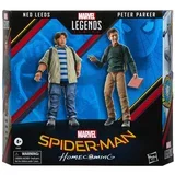 Marvel Legends Series Spider-Man 60th Anniversary Peter Parker and Ned Leeds MCU 2-paket 15 cm akcijskih figur, 7 dodatkov, večbarvno, F3457, (20837543)