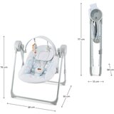 Kinderkraft Električna njihaljka SWINGEE siva | shoptok.hr