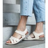 Gemre Beige platform sandals Nural | shoptok.hr