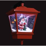 Božićna zidna svjetiljka s Djedom Mrazom LED crvena 40x27x45 cm | Eponuda.com