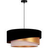  Duolla - Visilica na sajli KOBO 1xE27/15W/230V prečnik 45 cm crna/zlatna/krem | Eponuda.com