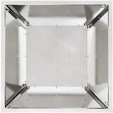  Stup saksija 2 pcs Srebrno 40 x 40 x 100 cm | Eponuda.ba