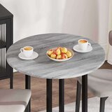 vidaXL Nepremična površina Siva sonoma 80 x 80 x 1.5 cm | Shoptok.si