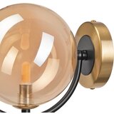  Zidna svetiljka GEORGIA 1xE14/5W/230V zlatna/zadimljeno bež | Eponuda.com