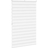vidaXL Zebra senčilo bela 145x200 cm tkanina širina 140,9cm poliester | Shoptok.si