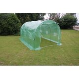  Vrtni tunelski staklenik 4 × 2,5 × 2 m, 10 m², s metalnom konstrukcijom i UV-otpornom folijom | shoptok.hr