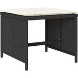 vidaXL 13-dijelni vrtni blagovaonski set s jastucima poliratan crni | shoptok.hr