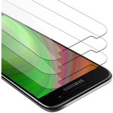 Cadorabo 3x Oklepna folija, združljiva z Samsung Galaxy A7 2017 - Zaščitna folija v visoka prosojnost - 3-pack Kaljeno zaščitno steklo za zaslone s trdoto 9H in združljivostjo s 3D dotikom, (20548874) | Shoptok.si