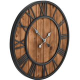 vidaXL Starinska stenska ura s Quartz gibanjem les in kovina 60 cm XXL, (20823718) | Shoptok.si