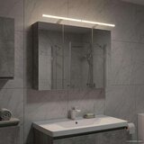  Kopalniška ogledalna omara Betonsko siva 100 x 14,5 x 70 cm, (5000233113) | Shoptok.si
