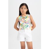 Defacto Girl's Patterned Sleeveless Blouse | ePonuda.com
