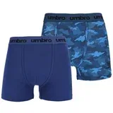 Umbro BOXER SHORT 2 PACK Muške bokserice, plava, veličina