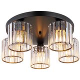 Toolight Elegantna Stropna Svjetiljka EBT023-5C BLACK | shoptok.hr