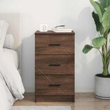  Noćni ormar Smeđi hrast 38 x 38 x 66 cm Konstruirano drvo | shoptok.hr