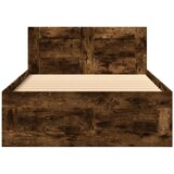  Okvir za krevet s uzglavljem boja hrasta 75x190 cm drveni | shoptok.hr