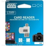 Goodram Čitalec MicroSD kartic v USB-A in micro USB OTG | Shoptok.si