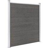 Vrtna ograda WPC 180 x 186 cm siva | shoptok.hr