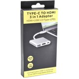 Kettz TC2H-300 Tip C HUB na HDMI konvertor 3in1 4K | ePonuda.com