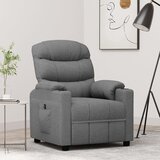 vidaXL električni naslanjač svetlo sivo blago | Shoptok.si