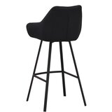 MID.YOU Set Barskih Stolov Casper, Črna, 2 Kos | Shoptok.si