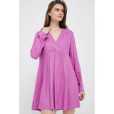 United Colors Of Benetton Obleka vijolična barva | Shoptok.si