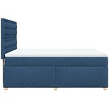  Krevet s oprugama i madracem plavi 140x200 cm od tkanine | shoptok.hr