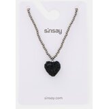 Sinsay Ogrlica s privjeskom u obliku srca | shoptok.hr