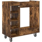 Golf ormar s kotačem Jednobojno Dimljeni hrast 90 x 45 x 98 cm | shoptok.hr