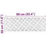  Stepenica Pravokutni 2 pcs Srebrno 90 x 30 cm Aluminij | shoptok.hr