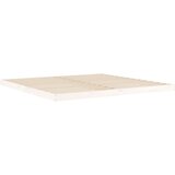  Okvir za krevet bijela 200 x 200 cm od masivne borovine | Eponuda.com