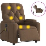 Maison Chic Električni masažni naslanjač - Relax naslanjač rjavo blago, (22062108) | Shoptok.si