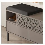 Hanah home cipelarnik heaton shoe bench light mocha | ePonuda.com