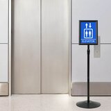  Postolje za poster Srebrno a4 PVC i čelik | shoptok.hr