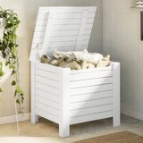 vidaXL Kutija za pohranu s poklopcem RANA bijela 60x49x54 cm borovina | shoptok.hr