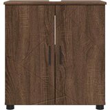  Kupaonski ormar s pohranom Smeđi hrast 61 x 35 x 64 cm | shoptok.hr