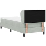 vidaXL Boxspring - Krevet s oprugama i madracem tamno sivi 80x200 cm baršun | shoptok.hr
