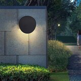 Greentech Vanjska zidna LED svjetiljka Pluto (7 W, 180 x 190 x 70 mm, Crna, IP54) | shoptok.hr