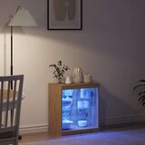  LED komoda Umjetnički hrast 60,5 x 37 x 67 cm Konstruirano drvo | shoptok.hr