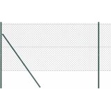  Stup za ogradu Zelena 25 x 1 m (mreža 40 x 40 mm) Čelik i PVC | shoptok.hr