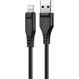 Acefast Kabel za iPhone MFI USB - Lightning 2.4A 1.2m črn, (21090624) | Shoptok.si