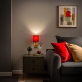  Brilagi-LED zidna lampa NUBILA WOOD 1xE27/25W/230V+LED/3W hrast/pompejska crvena | Eponuda.com