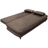 MID.YOU ZOFA S POSTELJNO FUNKCIJO, rjava tekstil | Shoptok.si