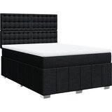  Krevet s oprugama i madracem crni 140x200 cm od tkanine | shoptok.hr