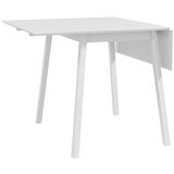 Nesta Zložljiva jedilna miza za 2-4 osebe, lesena, bela, 110x86x75 cm, za majhne prostore, (5000493610) | Shoptok.si